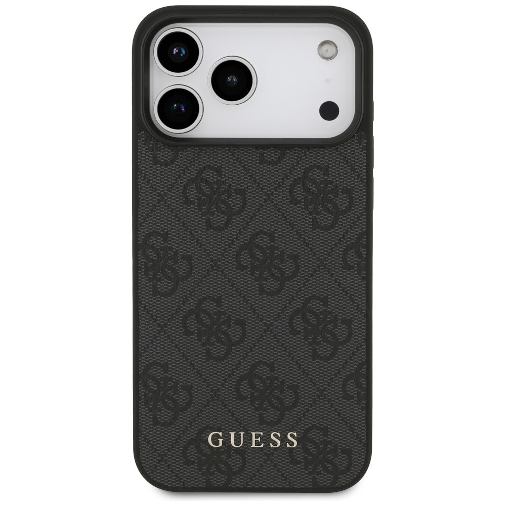 Ovitek za Apple iPhone 17 Pro Max, Guess, 4G Classic, črn