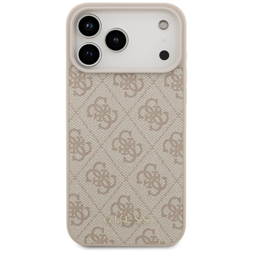 Ovitek za Apple iPhone 17 Pro Max, Guess, 4G Classic, Roza