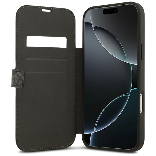Ovitek za Apple iPhone 17 Pro Max, Guess, 4G Metal Logo, Črn