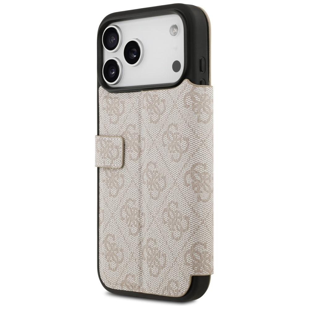 Ovitek za Apple iPhone 17 Pro Max, Guess, 4G Metal Logo, Roza