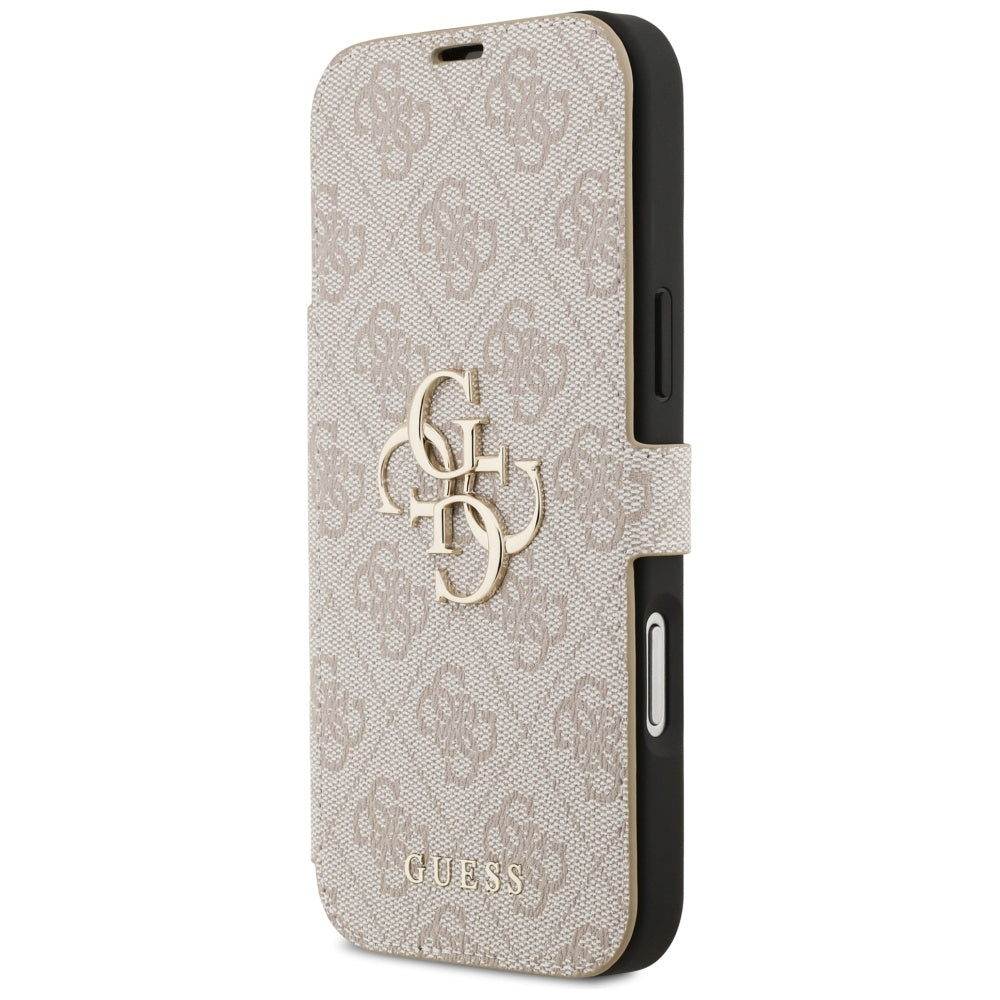 Ovitek za Apple iPhone 17 Pro Max, Guess, 4G Metal Logo, Roza