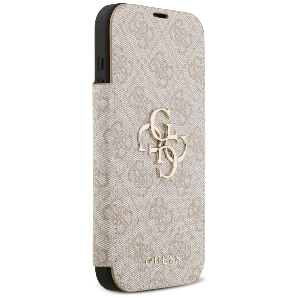 Ovitek za Apple iPhone 17 Pro Max, Guess, 4G Metal Logo, Roza