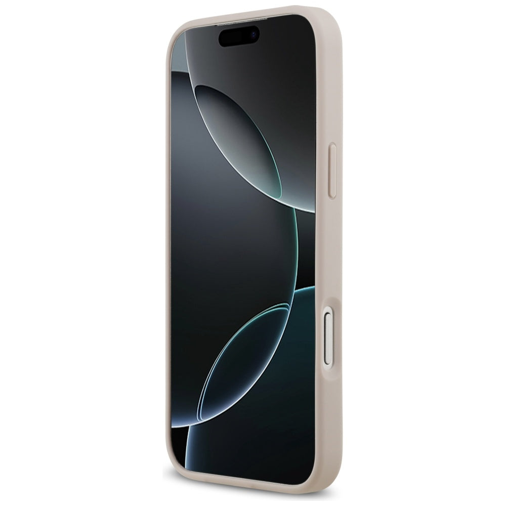 Ovitek za Apple iPhone 17 Pro Max, Guess, 4G Ring Stand, Roza