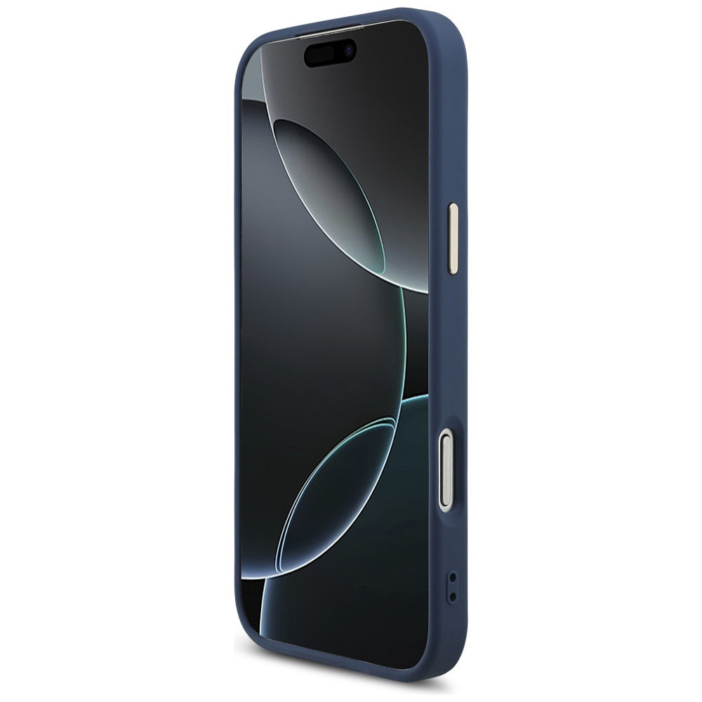Ovitek za Apple iPhone 17 Pro Max, Guess, Big 4G Logo Classic, Zlato modra