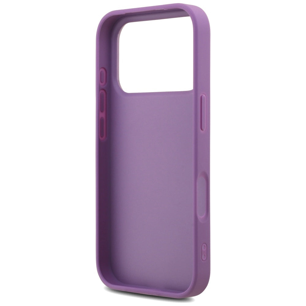 Ovitek za Apple iPhone 17 Pro Max, Guess, Fixed Glitter Big 4G, Vijolična