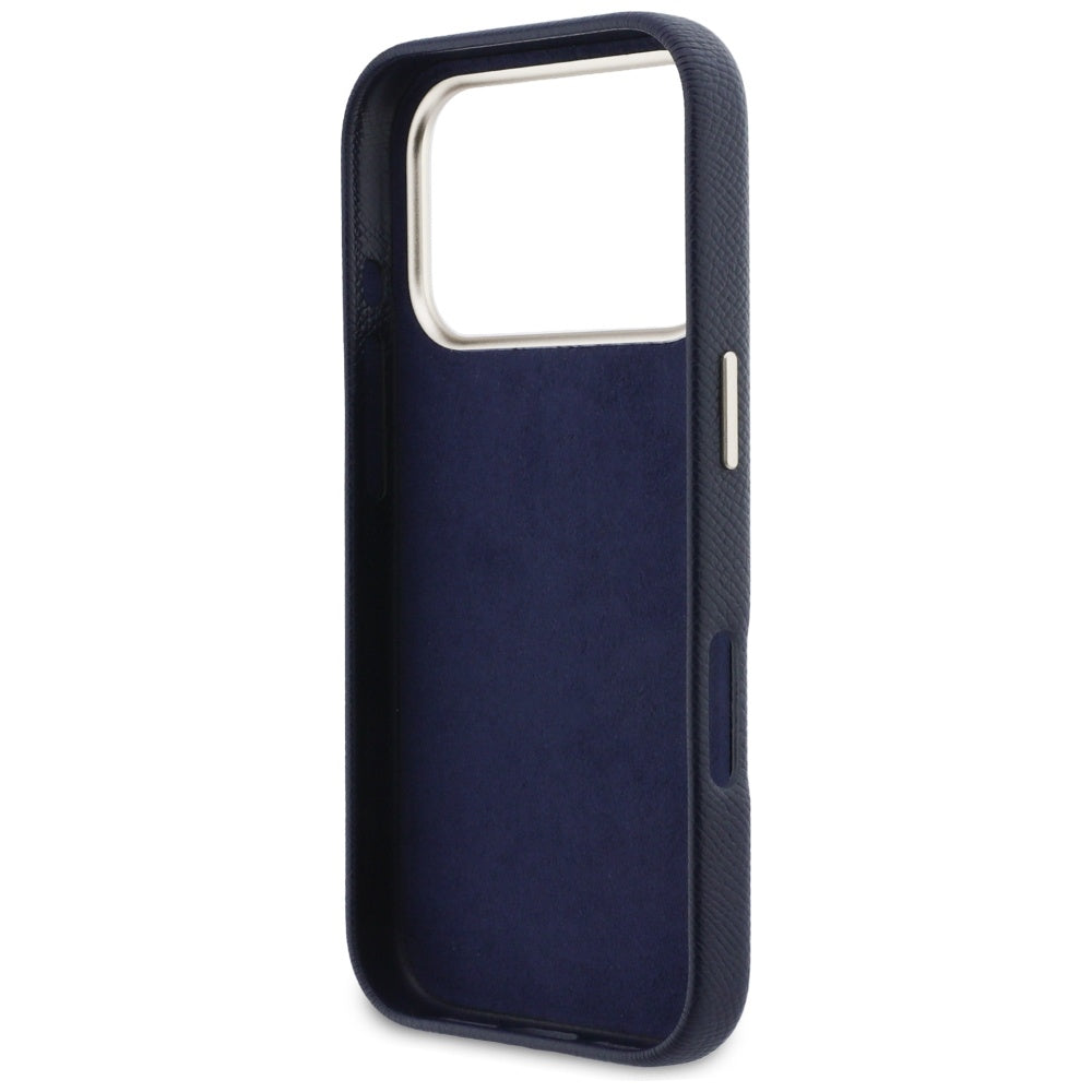 Ovitek za Apple iPhone 17 Pro Max, Guess, Resin Logo, Modra