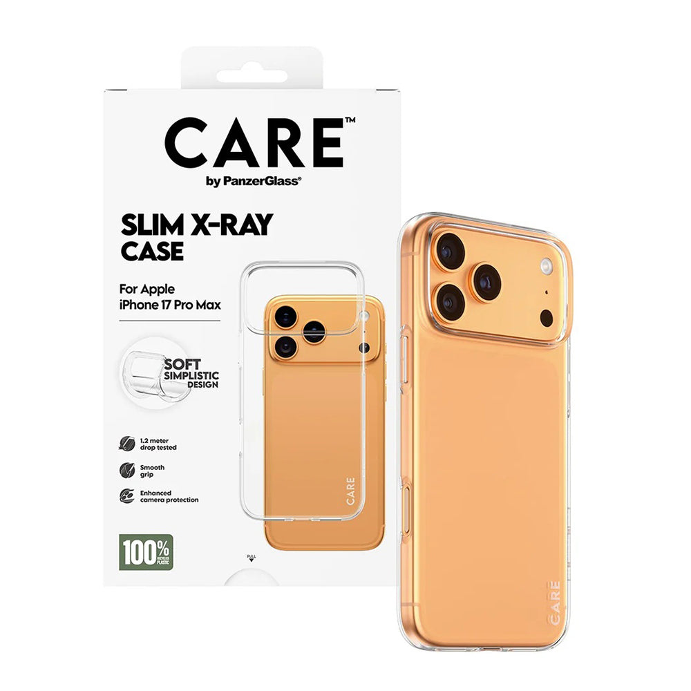 Ovitek za Apple iPhone 17 Pro Max, PanzerGlass, Care Fashionable X-ray, Prozoren