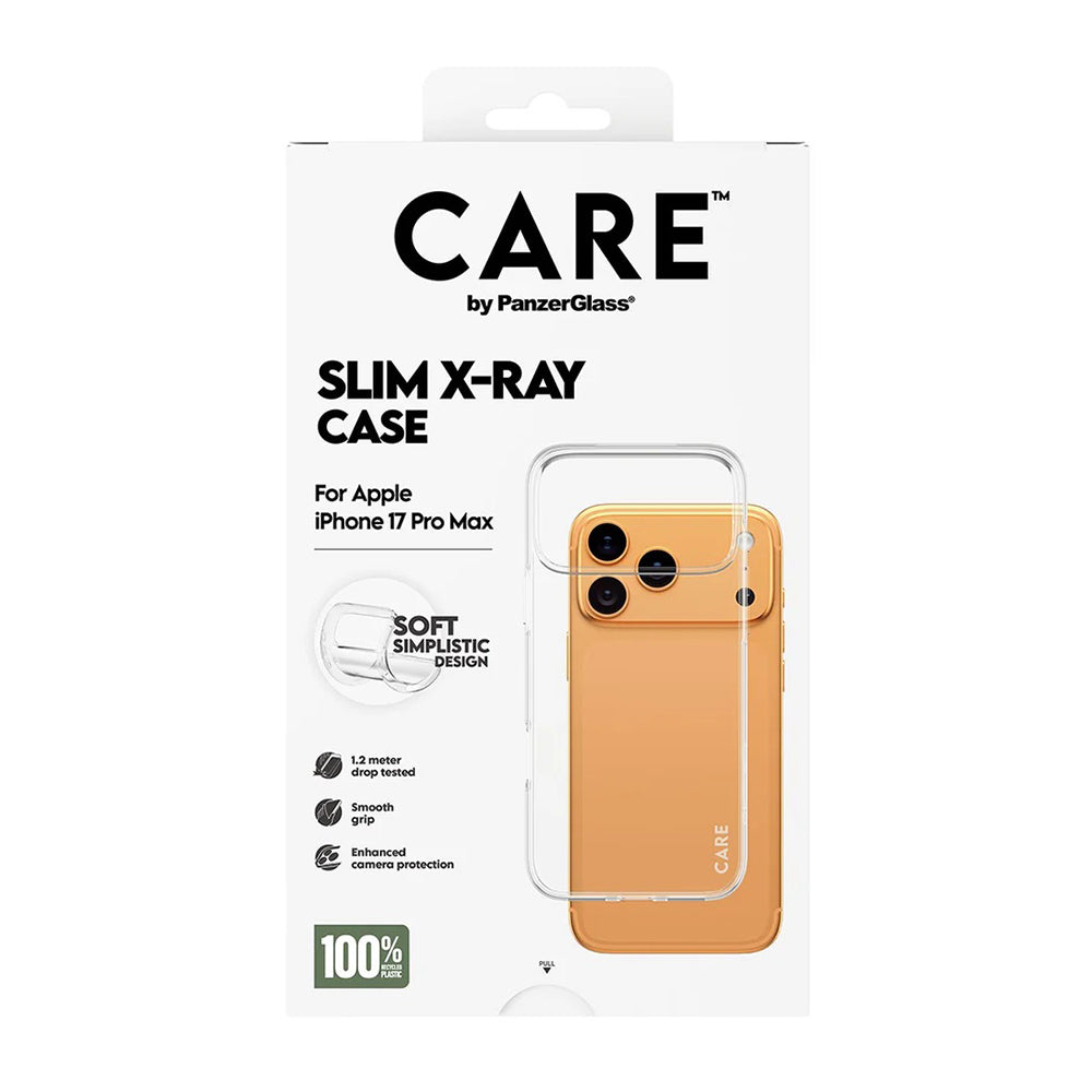 Ovitek za Apple iPhone 17 Pro Max, PanzerGlass, Care Fashionable X-ray, Prozoren