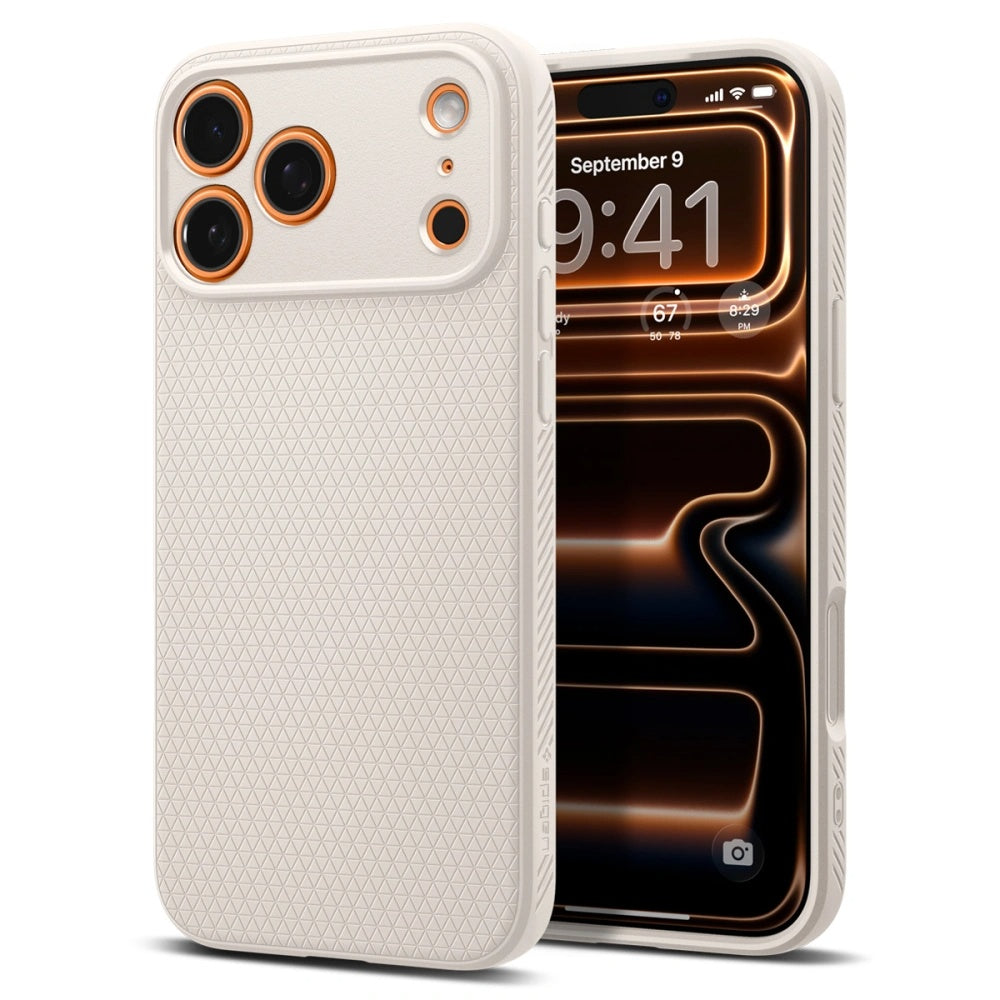 Ovitek za Apple iPhone 17 Pro Max, Spigen, Liquid Air, Bež
