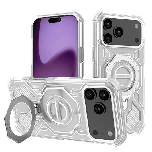 Ovitek za Apple iPhone 17 Pro Max, Techsuit, Carbon Shield Pro, Bela