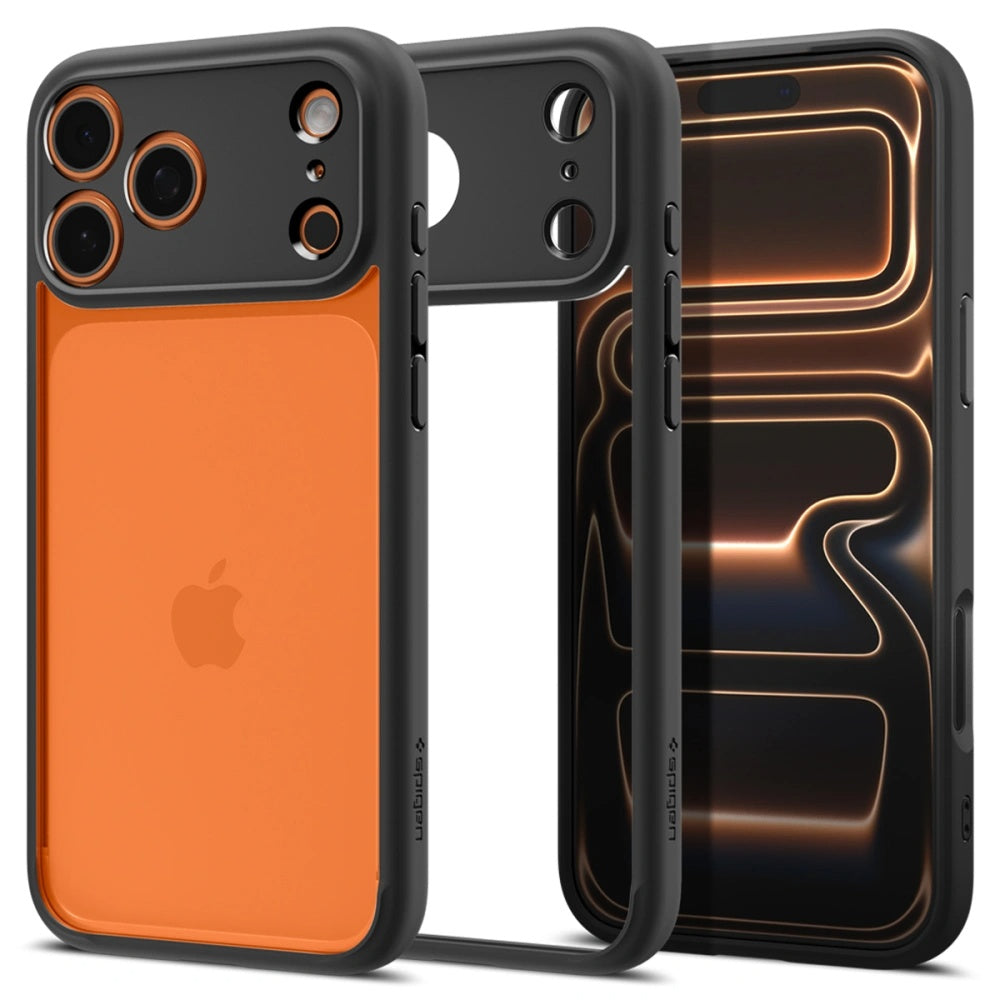 Ovitek za Apple iPhone 17 Pro, Spigen, Ultra Hybrid, Mat Črna ACS10343