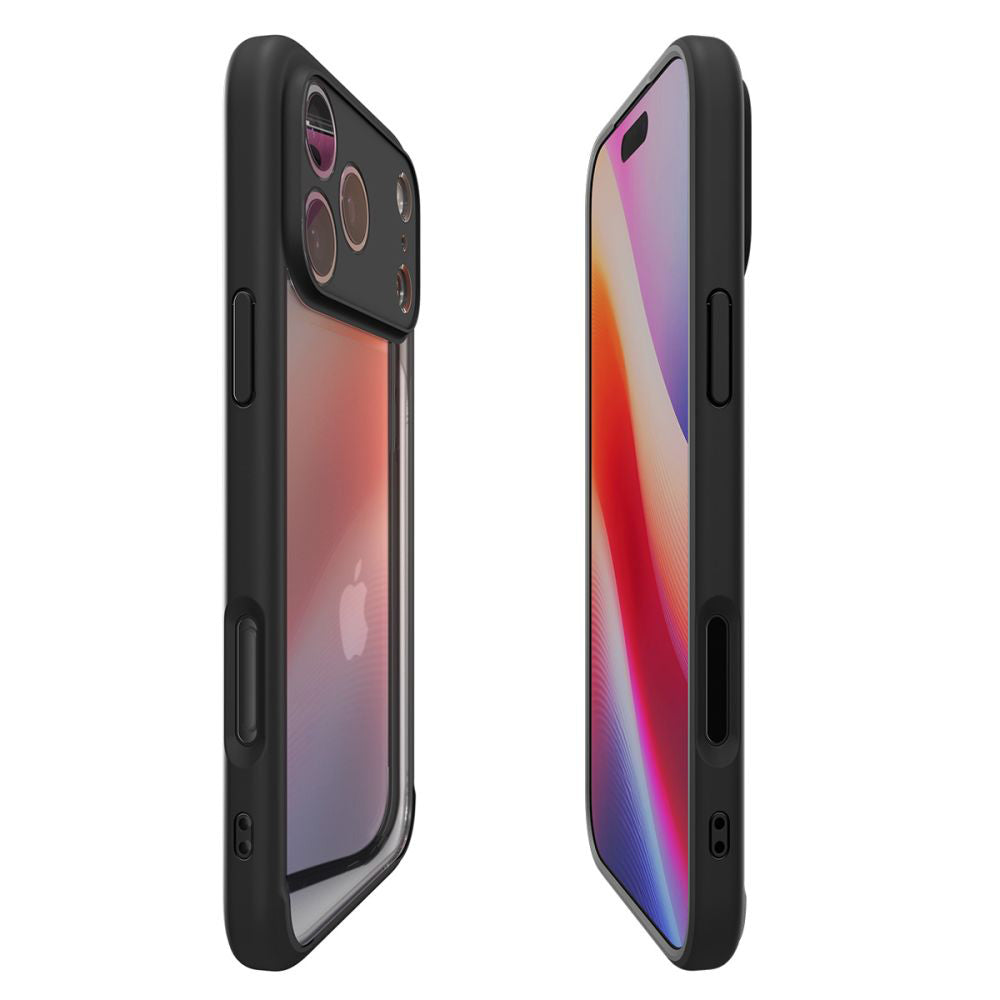 Ovitek za Apple iPhone 17 Pro, Spigen, Ultra Hybrid, Mat Črna ACS10343