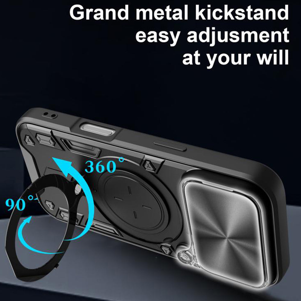 Case for Apple iPhone 17 Pro, Techsuit, CamGuard Pro, Black