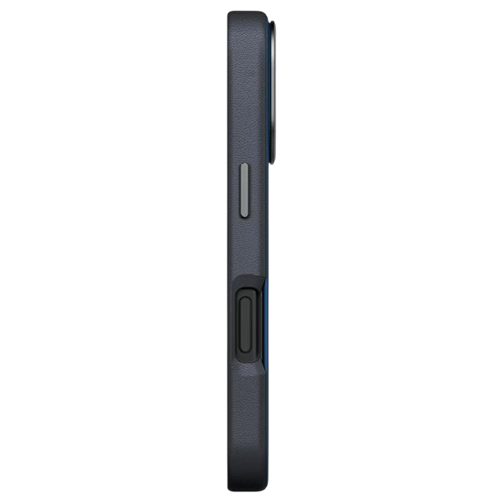Ovitek za Apple iPhone 17 Pro, UNIQ, Lyden Leatherette, Črno modra