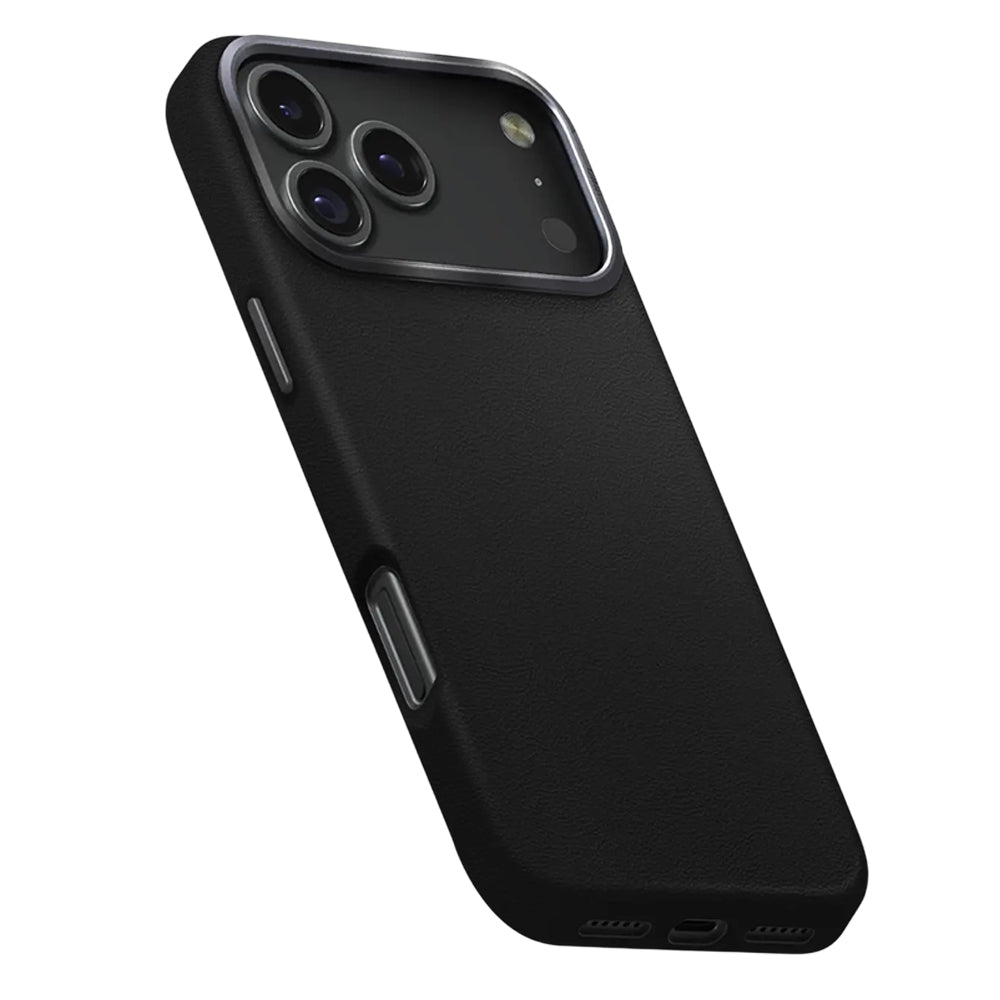 Ovitek za Apple iPhone 17 Pro, UNIQ, Lyden Leatherette, črn
