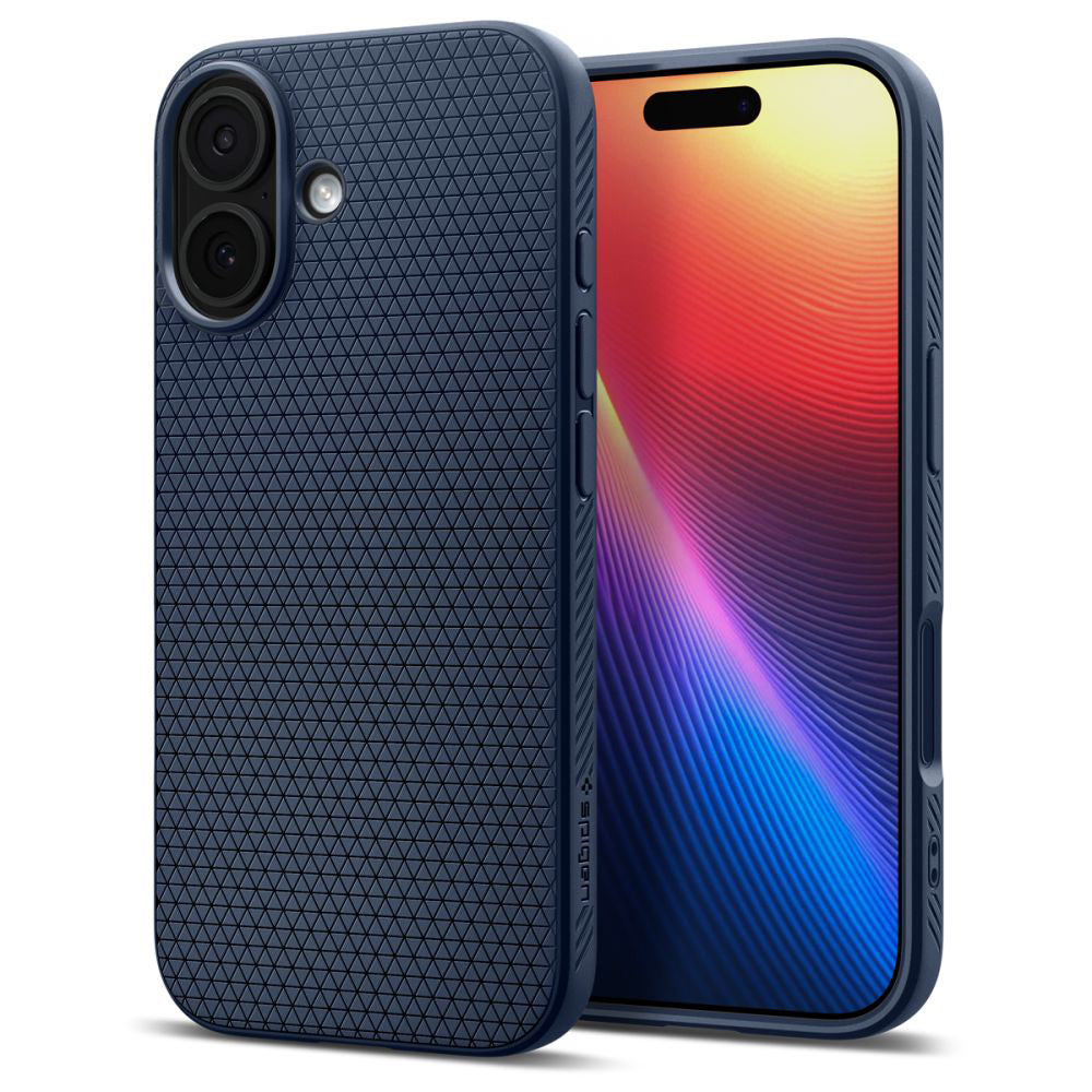 Ovitek za Apple iPhone 17, Spigen, Liquid Air, Mornarsko modra ACS10370