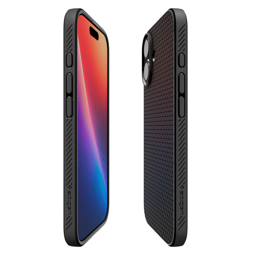 Ovitek za Apple iPhone 17, Spigen, Liquid Air, Mat Črna ACS10369
