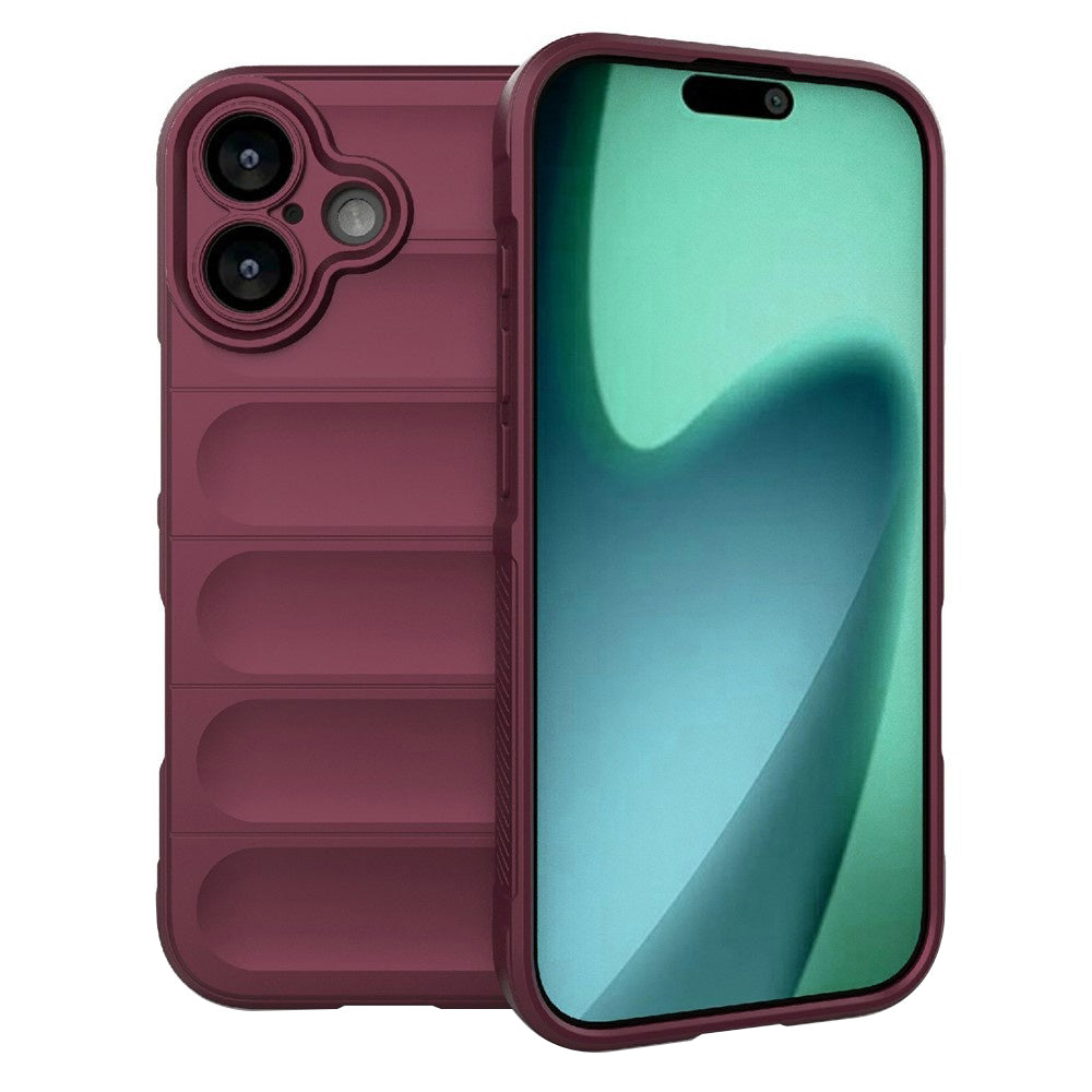 Ovitek za Apple iPhone 17, Techsuit, Magic Shield, Češnjeva barva