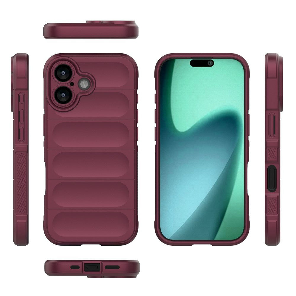 Ovitek za Apple iPhone 17, Techsuit, Magic Shield, Češnjeva barva