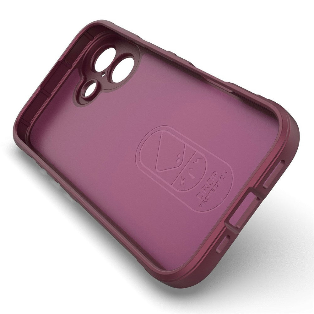 Ovitek za Apple iPhone 17, Techsuit, Magic Shield, Češnjeva barva