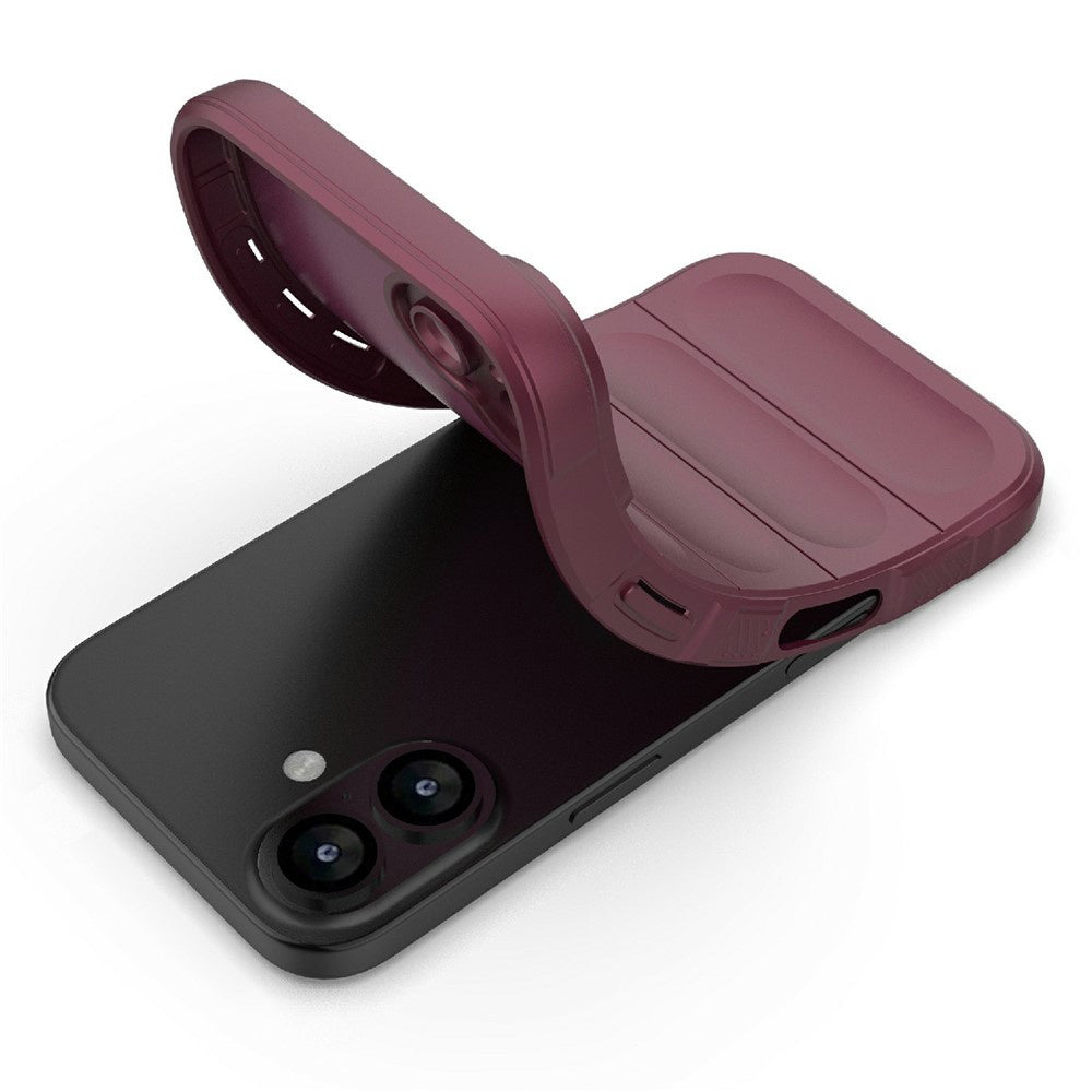 Ovitek za Apple iPhone 17, Techsuit, Magic Shield, Češnjeva barva