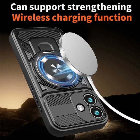 Ovitek za Apple iPhone 17, Techsuit, RuggedCam, Siv