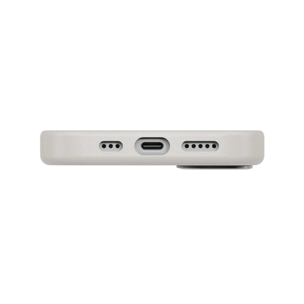 Ovitek za Apple iPhone 17, UNIQ, Lyden Leatherette, Siv