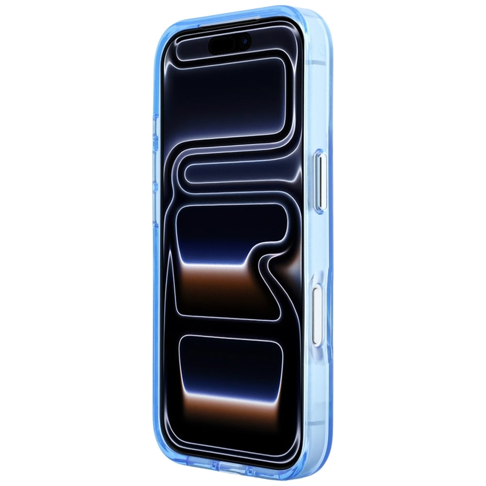 Ovitek za Apple iPhone 18 Pro / 17 Pro, Karl Lagerfeld, IML Velik podpis iz smole in kovinskega okvirja, modra