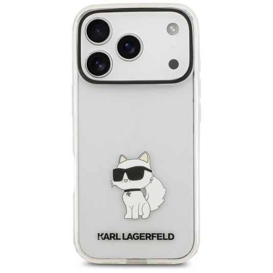 Ovitek za Apple iPhone 18 Pro / 17 Pro, Karl Lagerfeld, IML Choupette NFT, prozoren