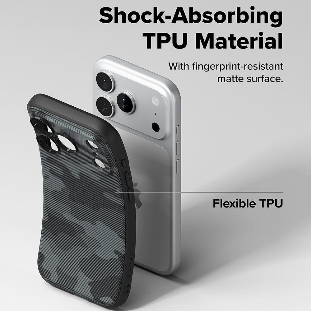 Ovitek za Apple iPhone 18 Pro / 17 Pro, Ringke, Onyx, Kamuflaža