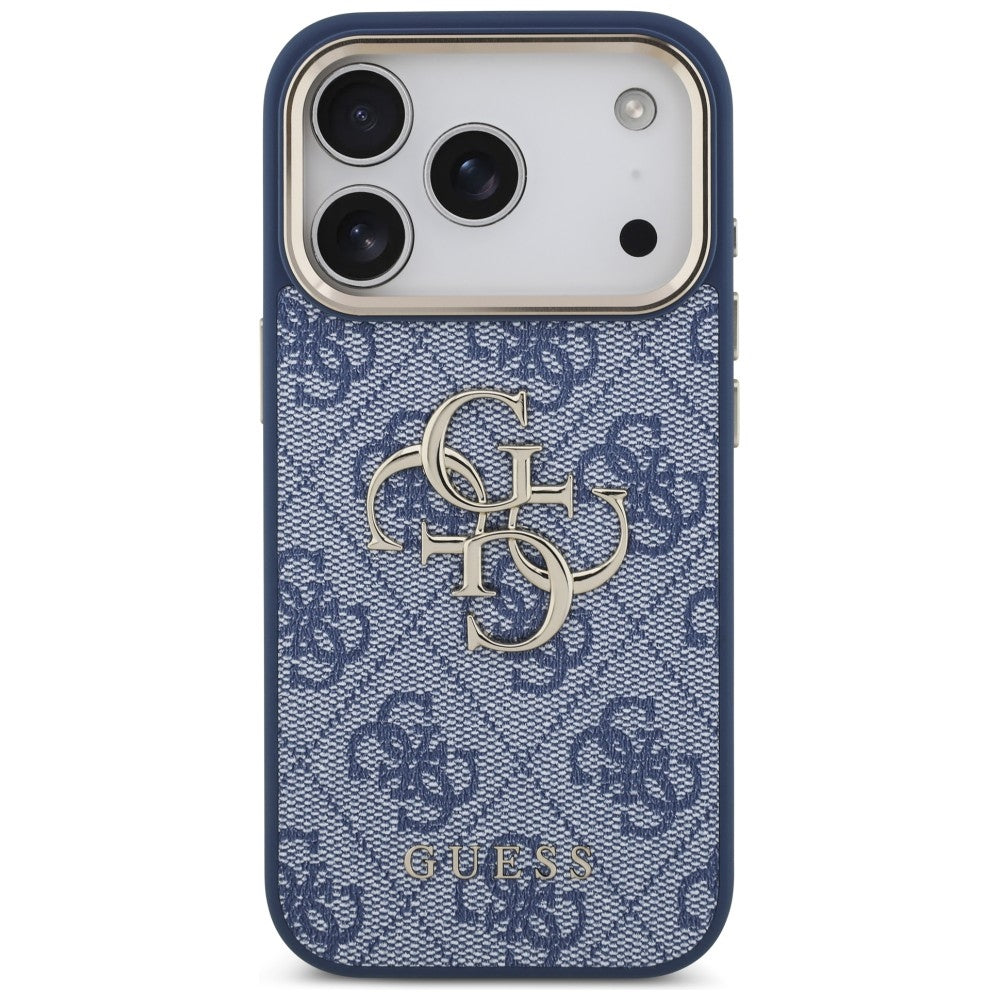 Ovitek za Apple iPhone 18 Pro Max / 17 Pro Max, Guess, 4G Big Classic Logo, modra