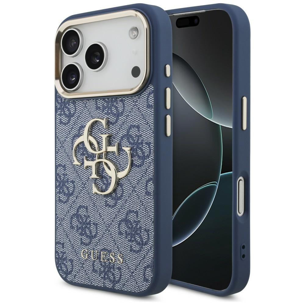 Ovitek za Apple iPhone 18 Pro Max / 17 Pro Max, Guess, 4G Big Classic Logo, modra