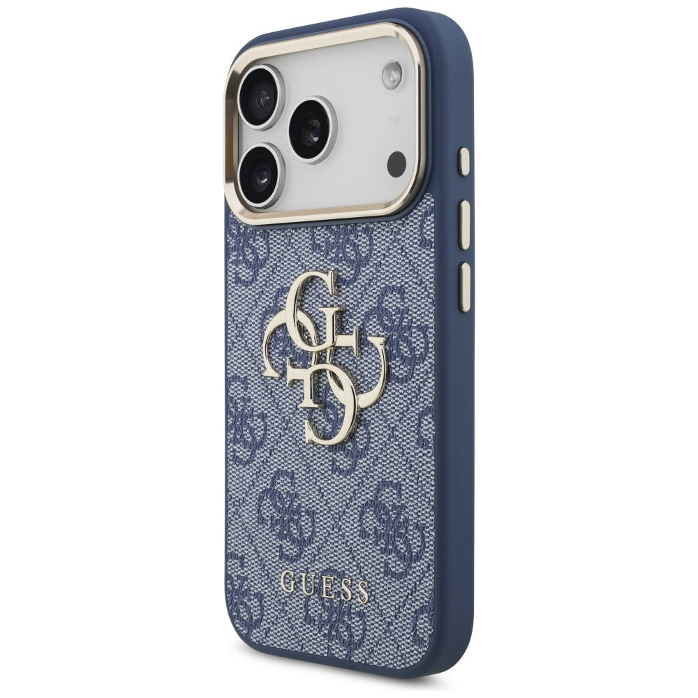 Ovitek za Apple iPhone 18 Pro Max / 17 Pro Max, Guess, 4G Big Classic Logo, modra