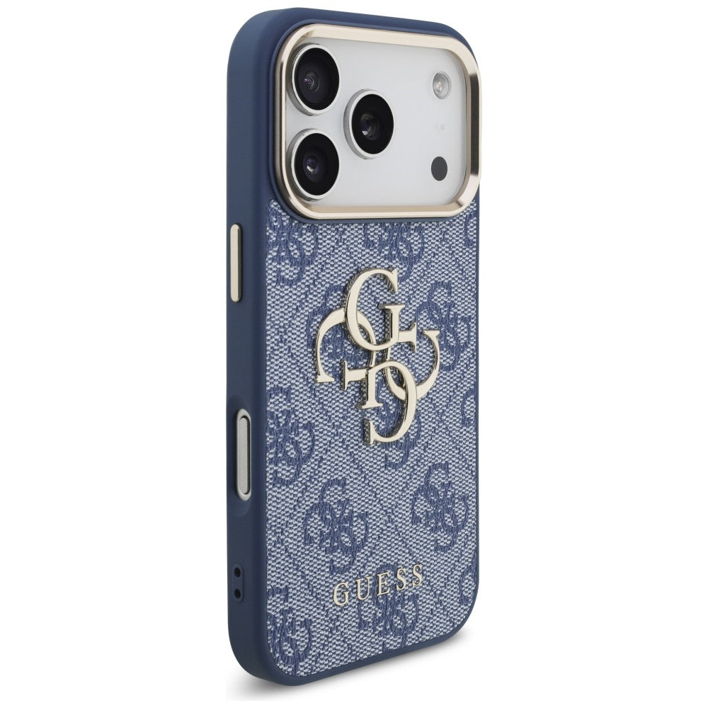 Ovitek za Apple iPhone 18 Pro Max / 17 Pro Max, Guess, 4G Big Classic Logo, modra