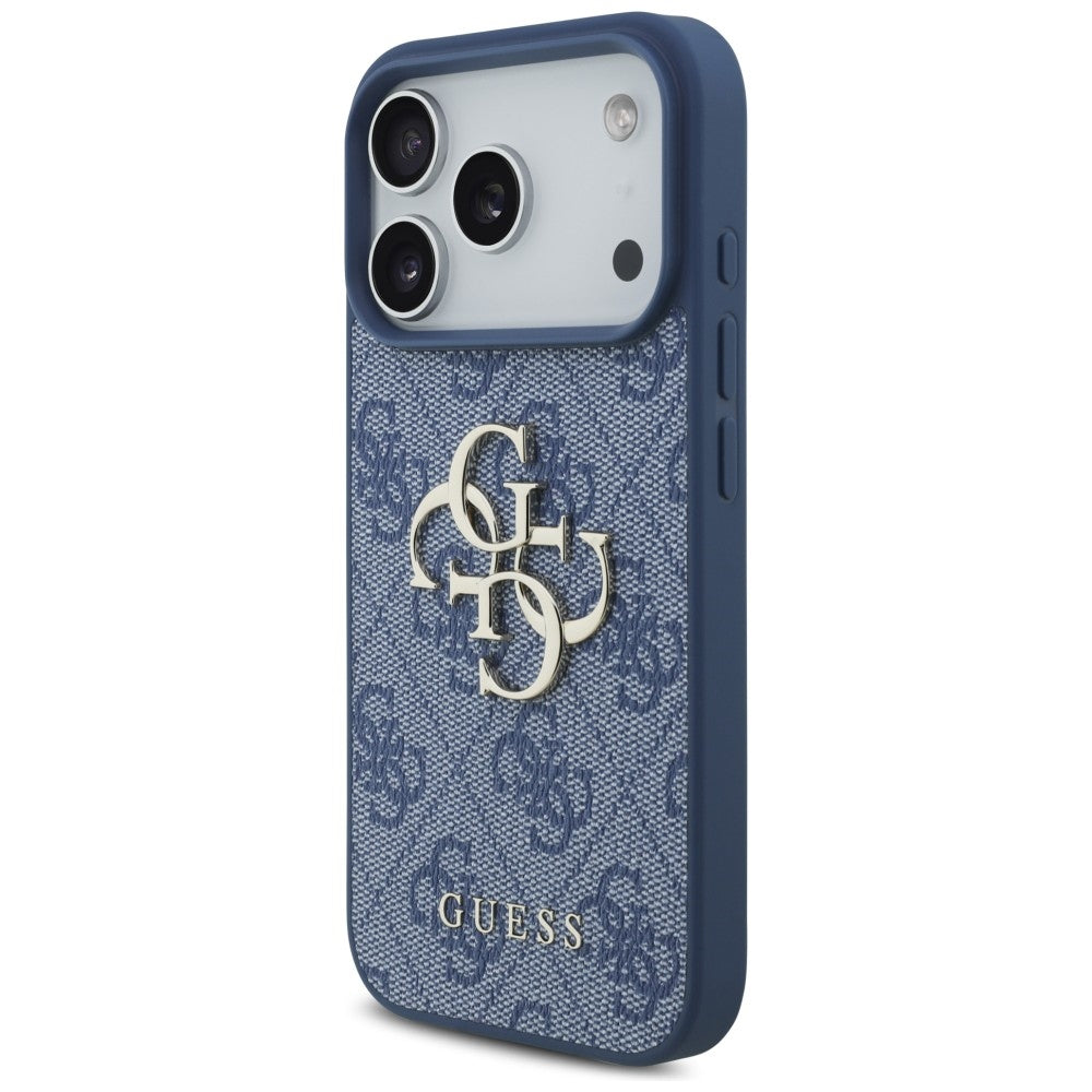 Ovitek za Apple iPhone 18 Pro Max / 17 Pro Max, Guess, 4G Big Logo, Modra