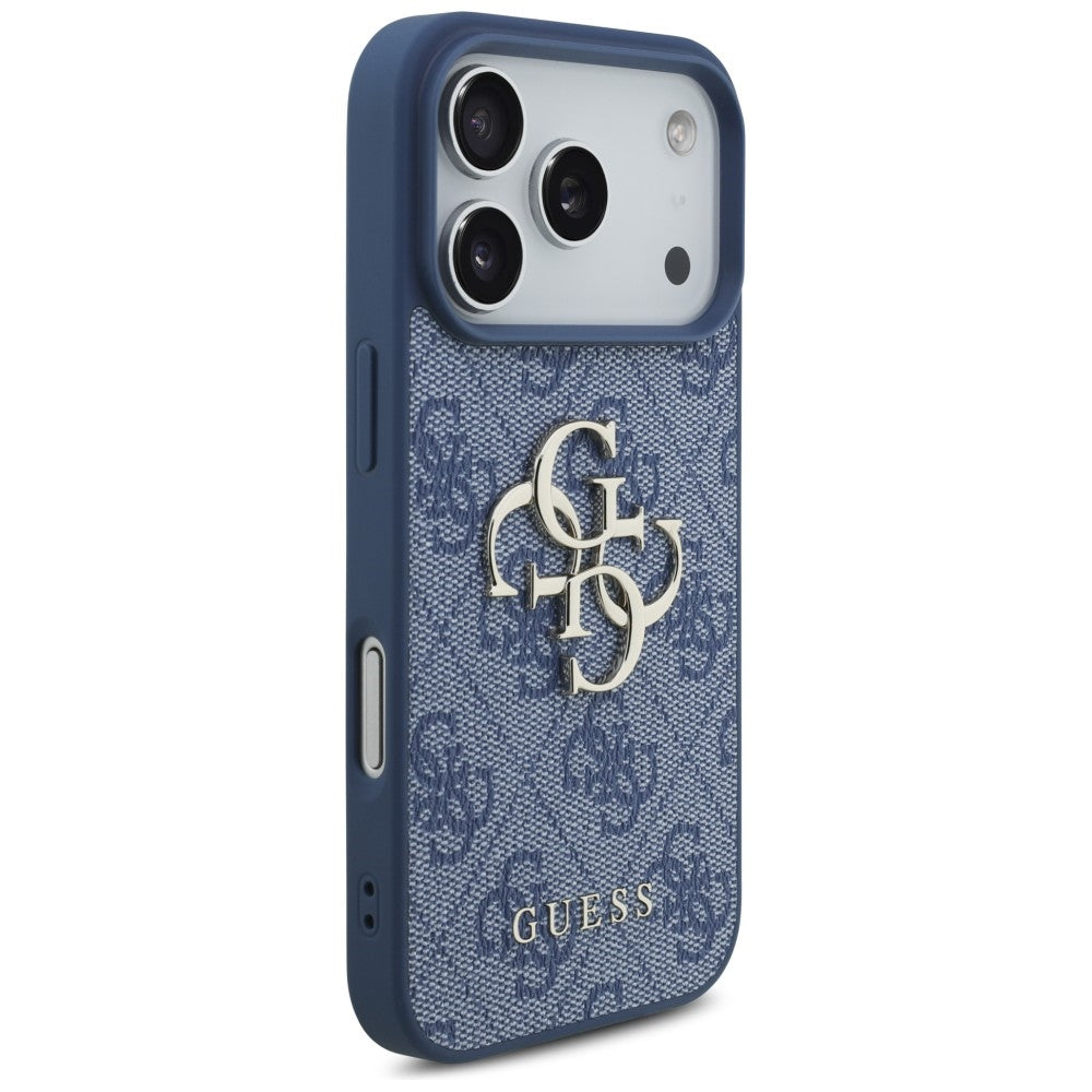 Ovitek za Apple iPhone 18 Pro Max / 17 Pro Max, Guess, 4G Big Logo, Modra