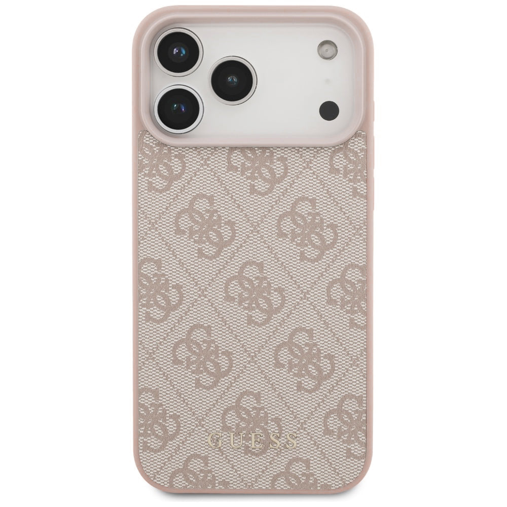 Ovitek za Apple iPhone 18 Pro Max / 17 Pro Max, Guess, 4G Classic Logo, Roza