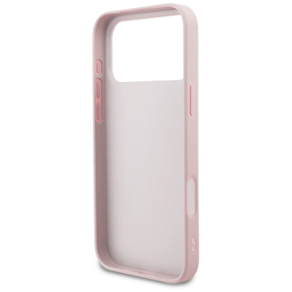Ovitek za Apple iPhone 18 Pro Max / 17 Pro Max, Guess, 4G Classic Logo, Roza