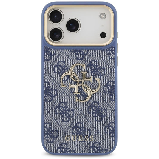 Ovitek za Apple iPhone 18 Pro Max / 17 Pro Max, Guess, Big 4G Classic Logo & Big Strap Metal Buttons, moderna