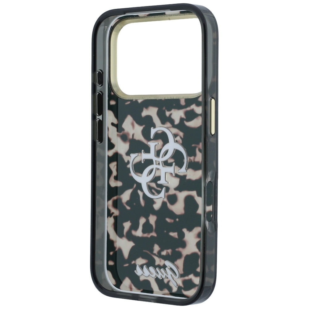 Ovitek za Apple iPhone 18 Pro Max / 17 Pro Max, Guess, IML 4G Metal Script, Rjav