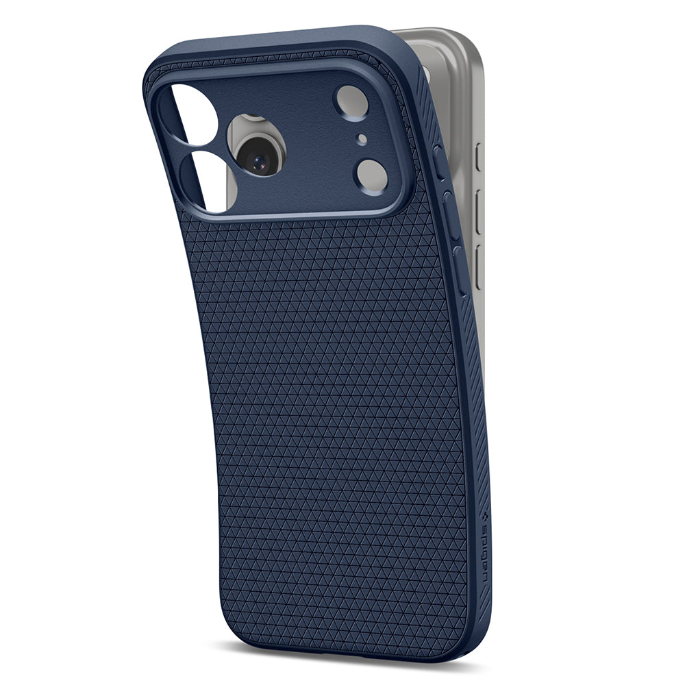 Ovitek za Apple iPhone 18 Pro Max / 17 Pro Max, Spigen, Liquid Air, Temno moder ACS12112