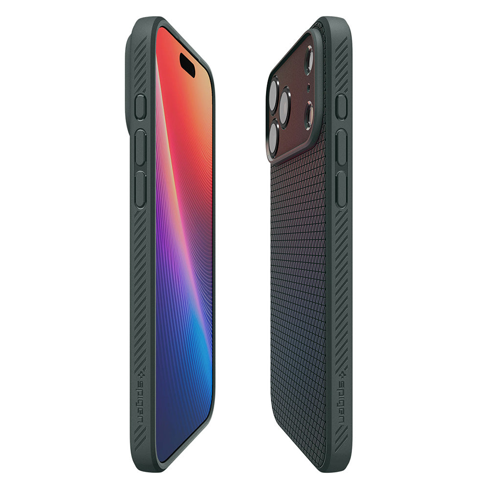 Ovitek za Apple iPhone 18 Pro Max / 17 Pro Max, Spigen, Liquid Air, Zelen ACS12113