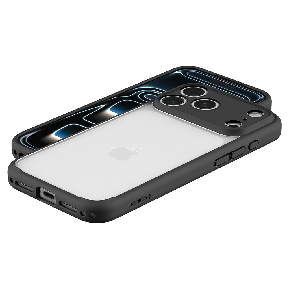 Ovitek za Apple iPhone 18 Pro Max / 17 Pro Max, Spigen, Ultra Hybrid, Mat črn ACS12117