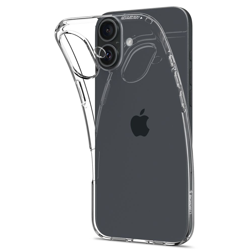 Ohišje za Apple iPhone 16 Plus, Spigen, s tekočimi kristali, prozorno ACS08064