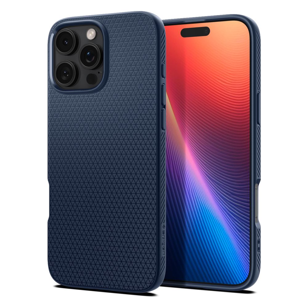 Ohišje za Apple iPhone 16 Pro, Spigen, Liquid Air, modro ACS08118