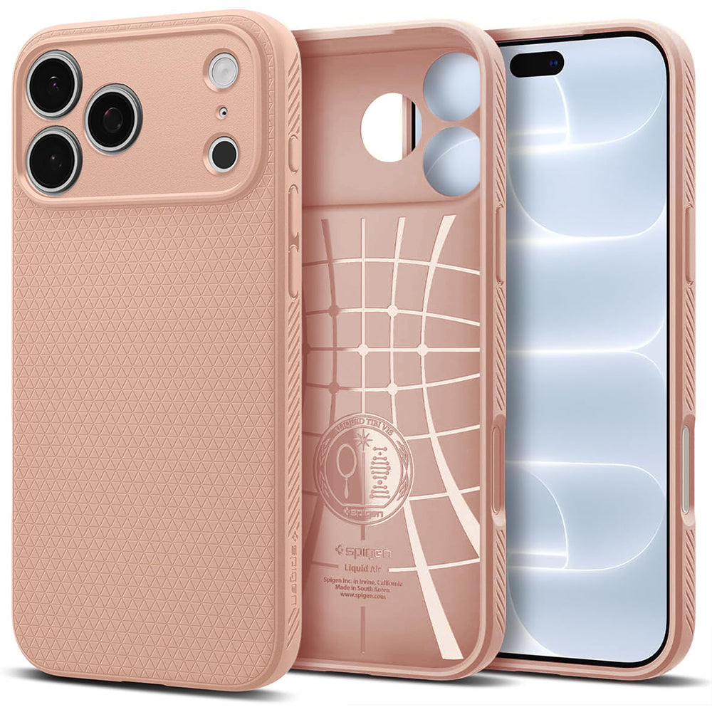 Ovitek za Apple iPhone 18 Pro Max / 17 Pro Max, Spigen, Liquid Air, roza ACS12115