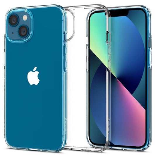 Ohišje za Apple iPhone 13, Spigen, s tekočimi kristali, prozorno