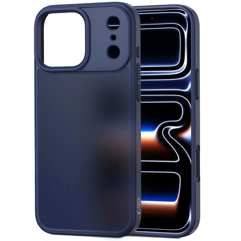 Ovitek za Apple iPhone 17 Pro, Tech-Protect, Magmat, Mat temno modra
