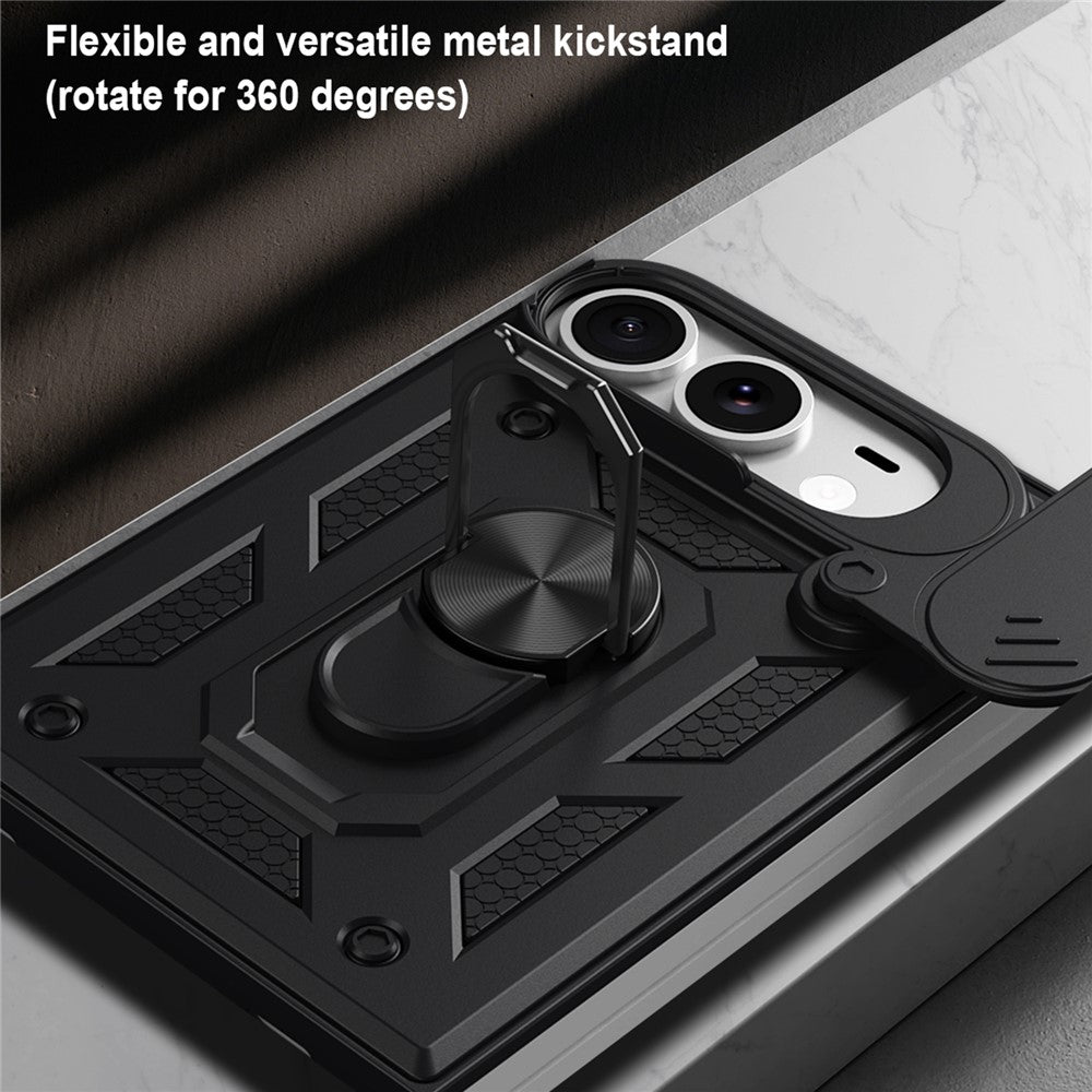 Ovitek za Apple iPhone Duo, Techsuit, CamShield, Črn