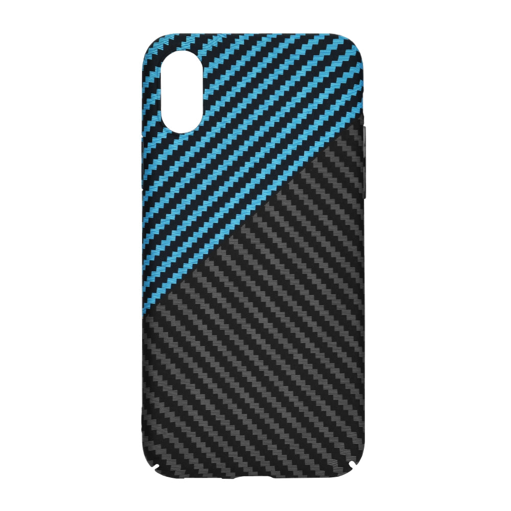 Ovitek za Apple iPhone XR, Techsuit, Carbonite FiberShell, Črna Bleu